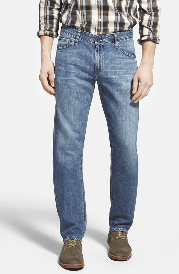 AG Graduate Tailored Straight Leg Jeans (13 Year Humid)
