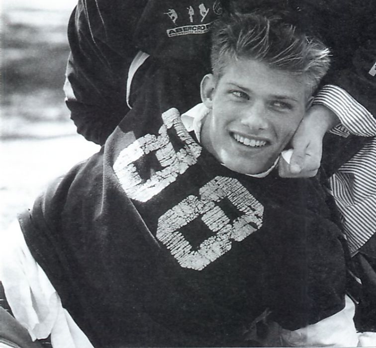 Known for his roles in The O.C. and Nashville, Chris Carmack was all smiles for Abercrombie & Fitch in 2000.