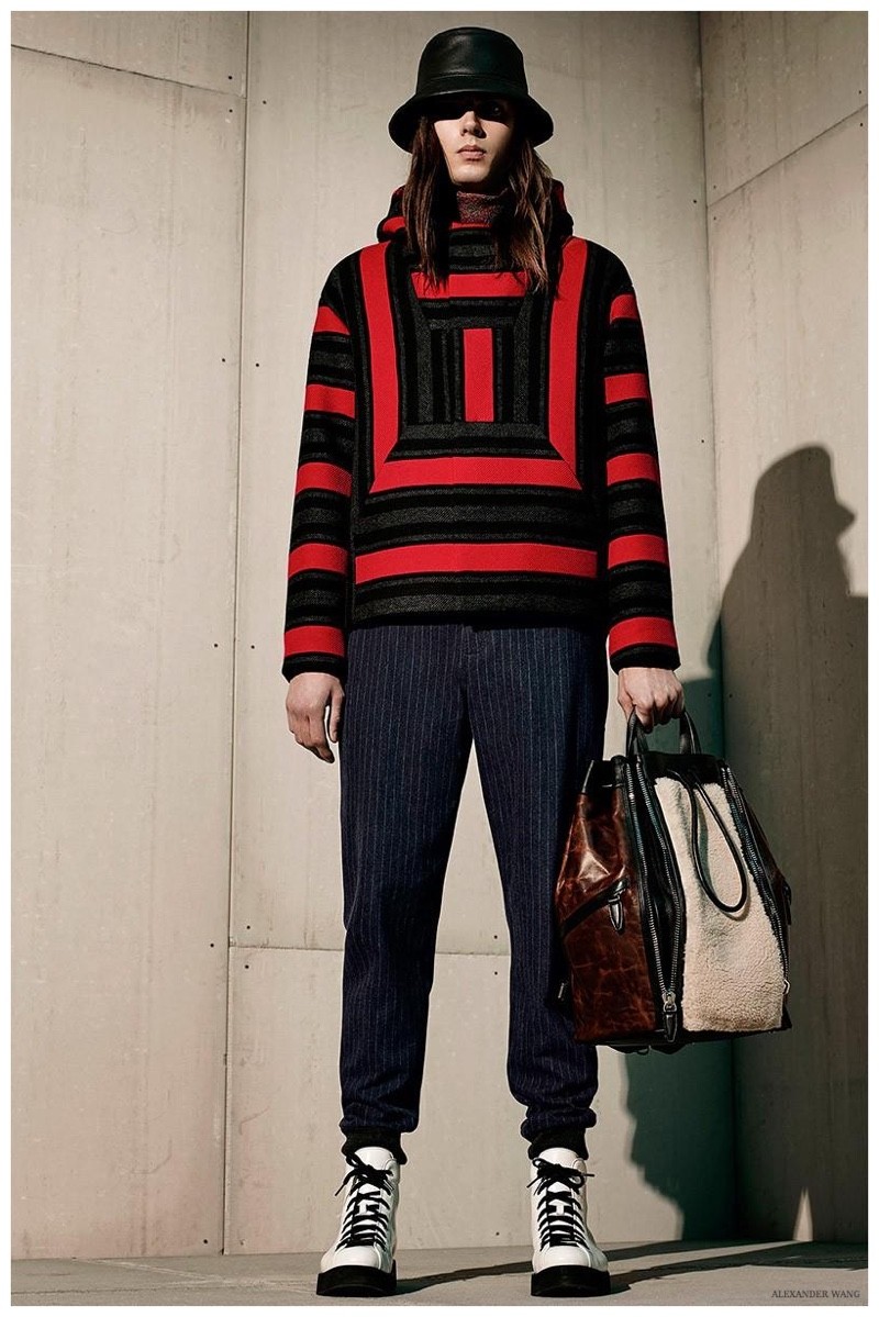 Alexander Wang Fall Winter 2015 Menswear Collection Look Book 002