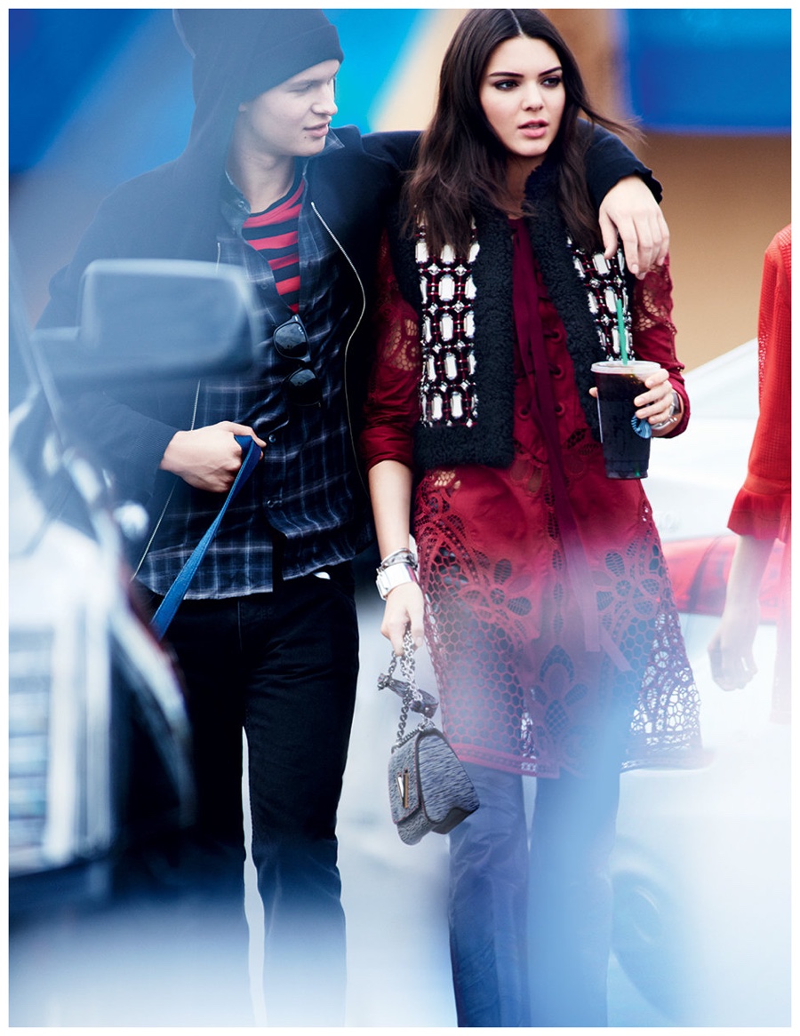 Ansel Elgort Joins Kendall Jenner for Vogue