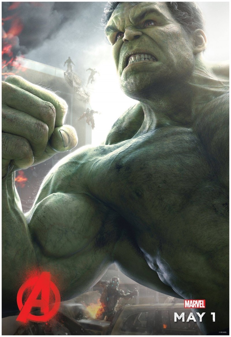 Mark Ruffalo as The Hulk » Marvel Releases 'Avengers: Age of Ultron' Posters Mark Ruffalo as The Hulk