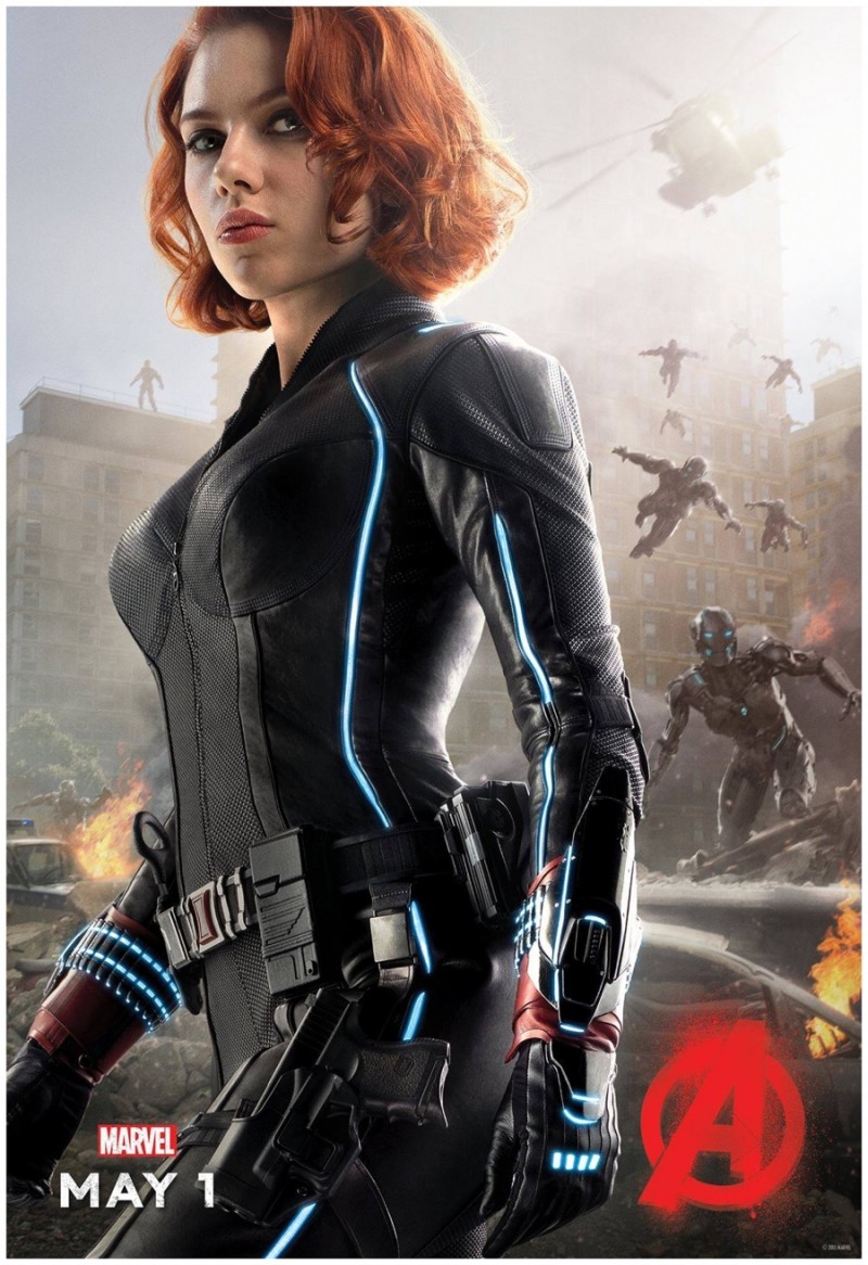 Scarlett Johansson as Black Widow » Marvel Releases 'Avengers: Age of Ultron' Posters Scarlett Johansson as Black Widow