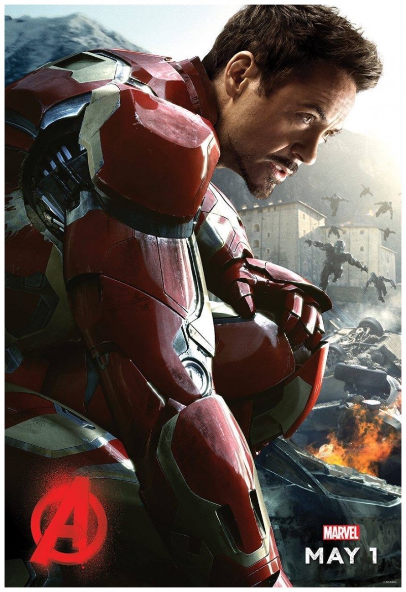 Robert Downey Jr. as Iron Man » Marvel Releases 'Avengers: Age of Ultron' Posters Robert Downey Jr. as Iron Man