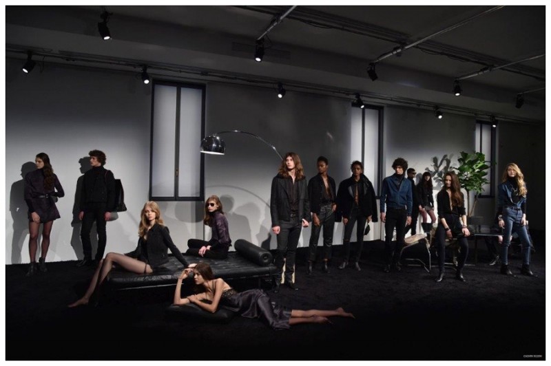 Calvin Klein exudes sex and rock 'n' roll glamour for its fall-winter 2015 presentation.