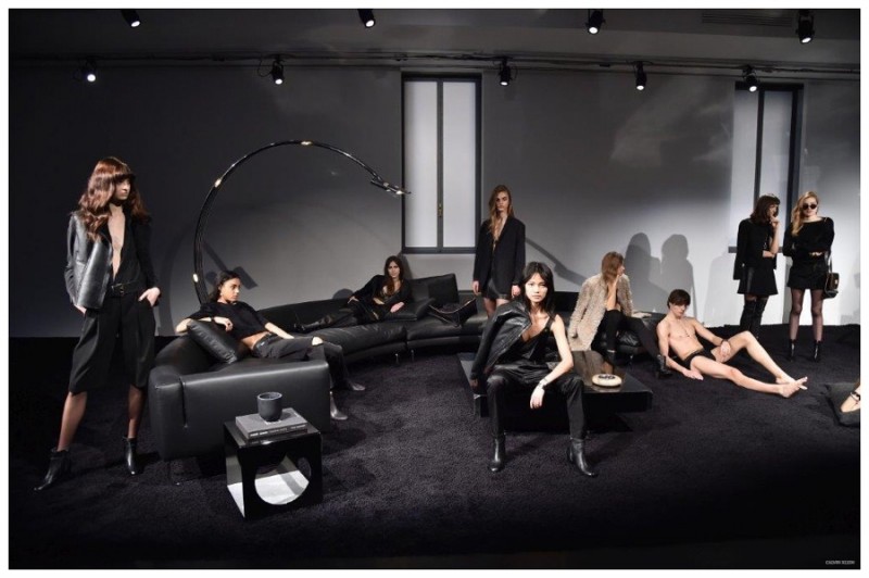 Back to Black: Calvin Klein goes dark for fall with minimal, modern designs in black.