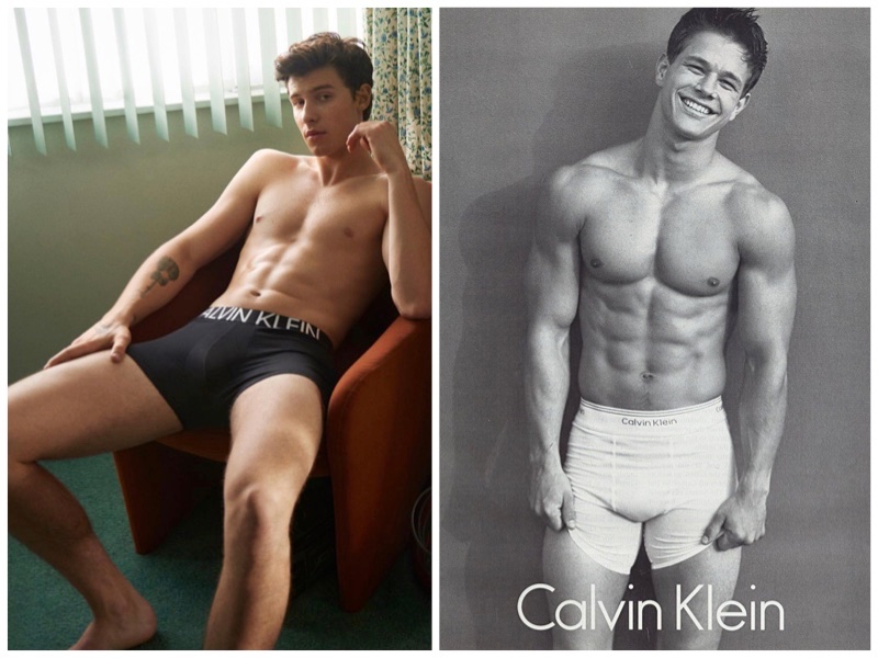 Revisited: Shawn Mendes and Mark Wahlberg for Calvin Klein Underwear