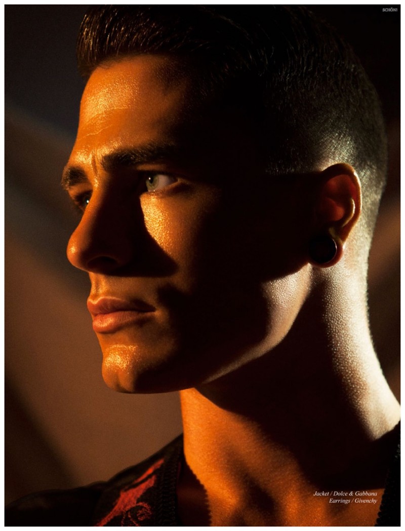 Colton Haynes poses for a close-up.