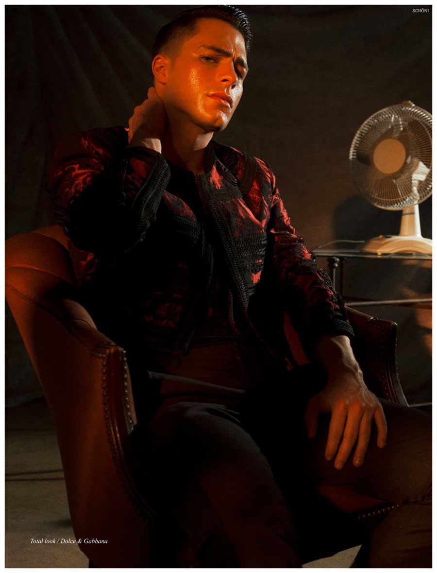 Colton Haynes Goes High Fashion