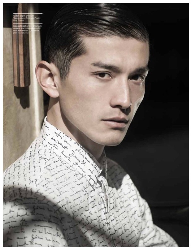 Daisuke Ueda Manifesto Cover Photo Shoot Dior Homme Spring 2015 003