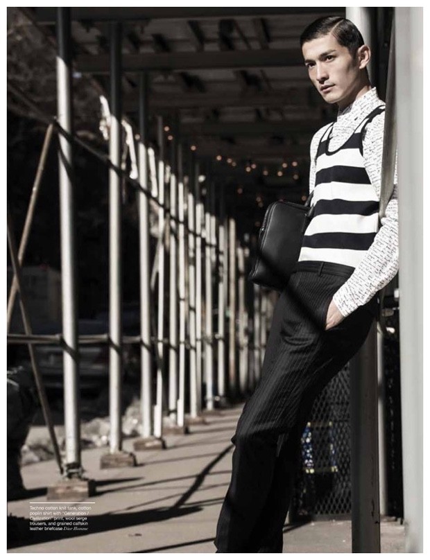 Daisuke Ueda Manifesto Cover Photo Shoot Dior Homme Spring 2015 007