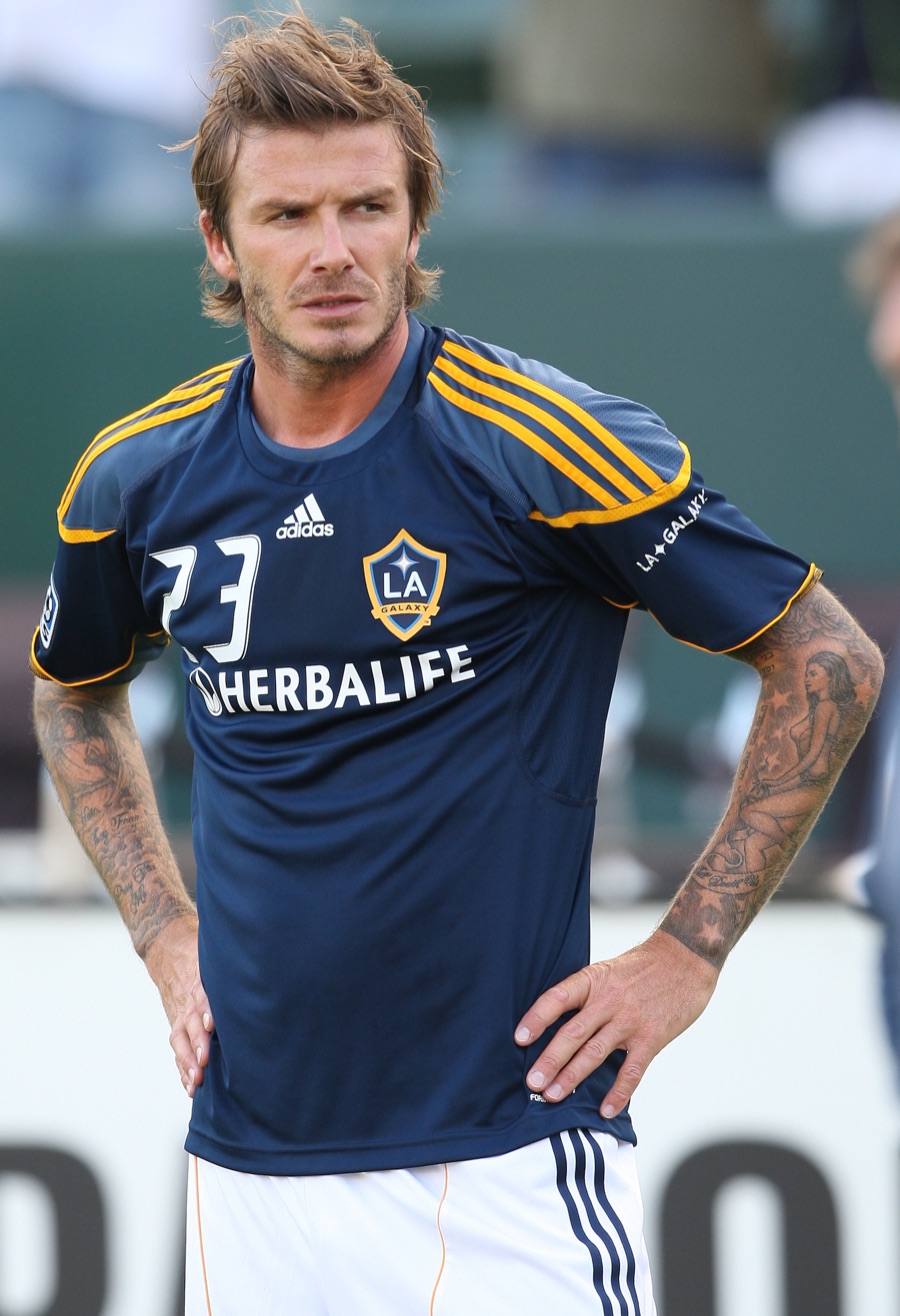 David Beckham Hair Style Picture