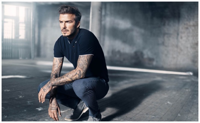 David Beckham has nothing but love for the polo shirt, explaining "The polo shirt is one of my all-time menswear favorites.  It’s a piece with an amazing heritage, and always looks both classic and sharp."