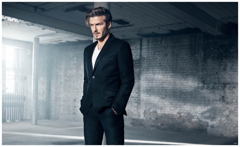 David Beckham on tailoring:  "For me, tailoring is the backbone of menswear. This linen blazer is perfect, because it’s lightweight for  warmer weather, and still has a sharp line and cut."