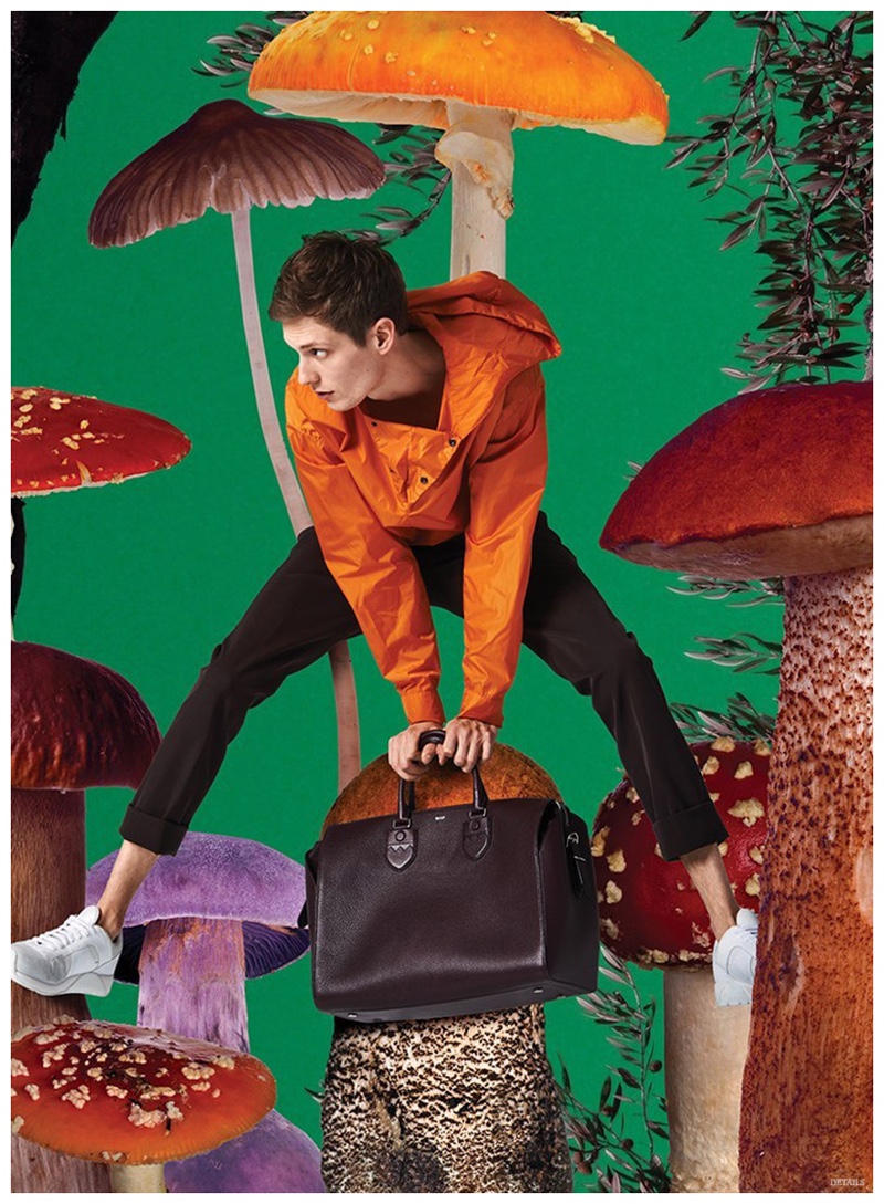 Felix Gesnouin tackles a bright burst of color from Calvin Klein Collection.