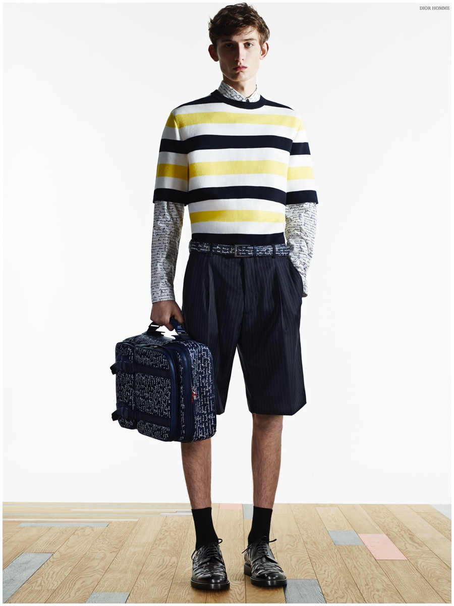 Dior Homme Les Essentiels 2015: Striped Knitwear