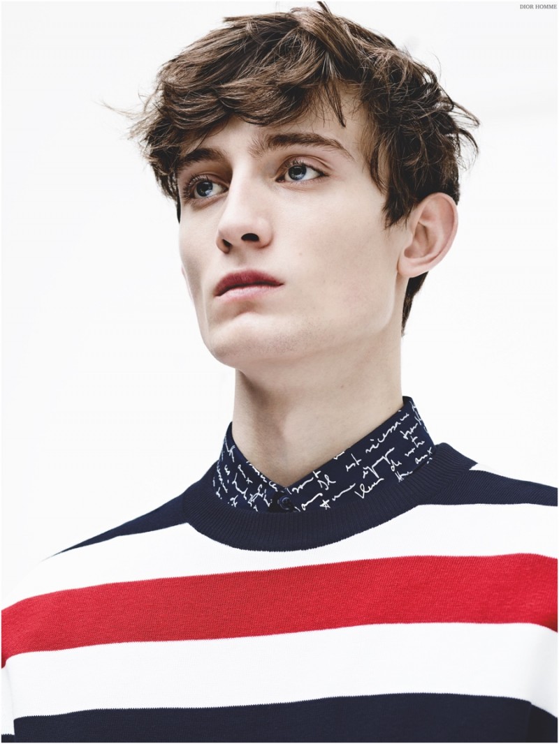 Dior Homme Les Essentiels 2015: Striped Knitwear