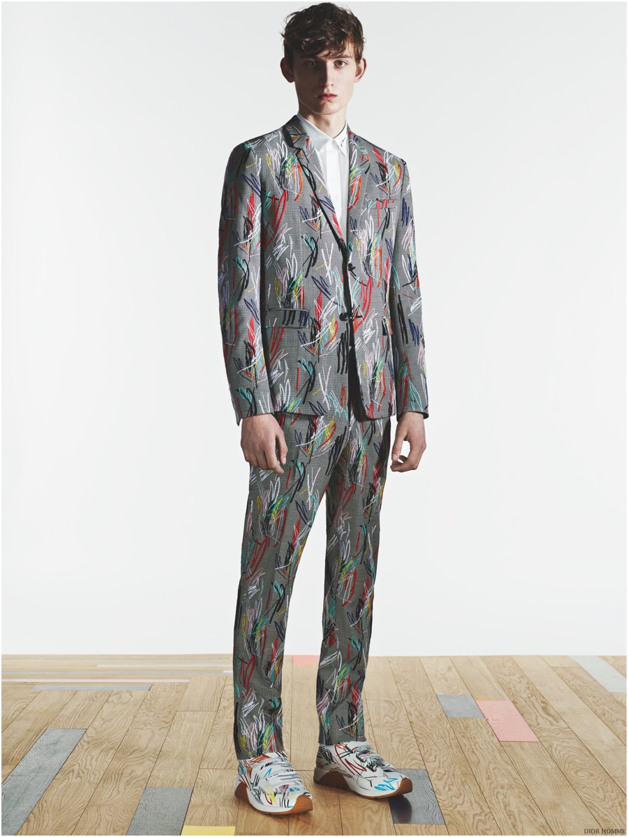 Dior Homme Features All-Over Print for Les Essentiels Spring 2015