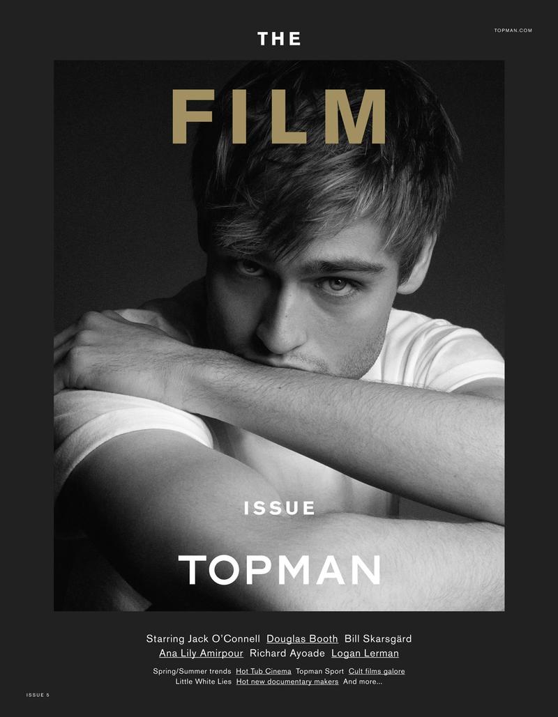 British actor Douglas Booth for Topman. Photo by Rory van Millingen.