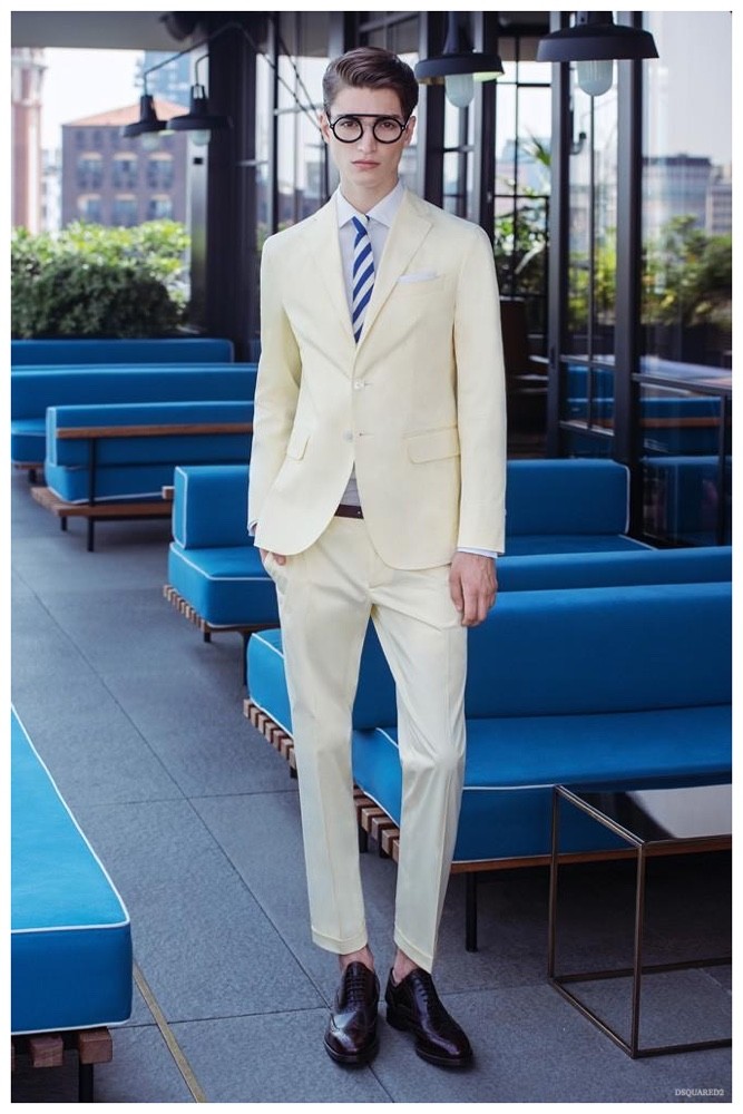 Dsquared2 Suits Spring Summer 2015 Collection 001