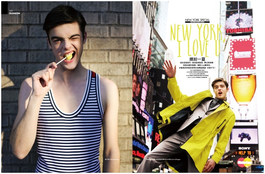 Mike Winchester Charms in Elle Men Hong Kong Fashion Editorial