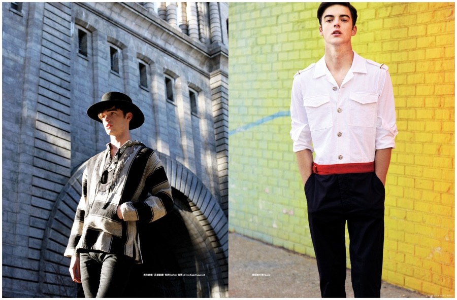 Mike Winchester Charms in Elle Men Hong Kong Fashion Editorial