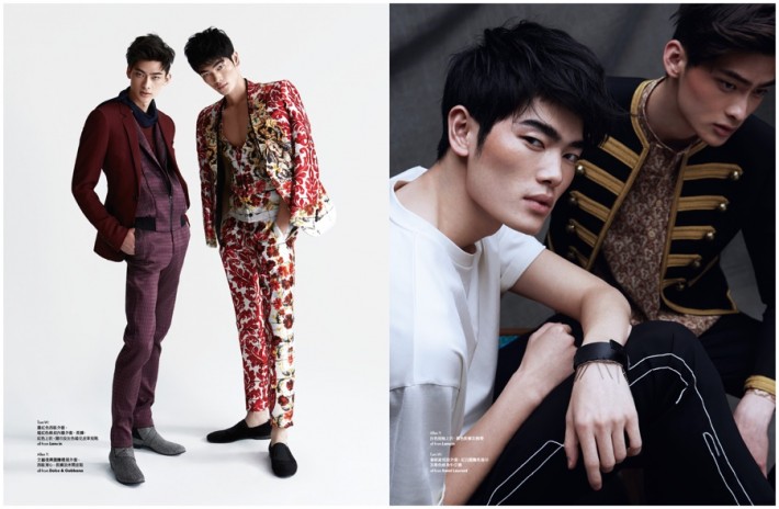 Twins Vision: Allen + Tom for Elle Men Hong Kong – The Fashionisto