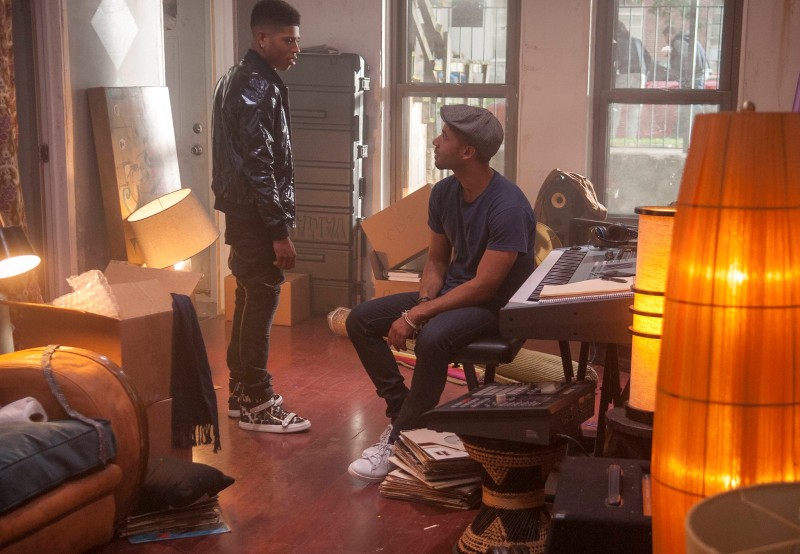 Hakeem and Jamal Lyon have a brother to brother moment.