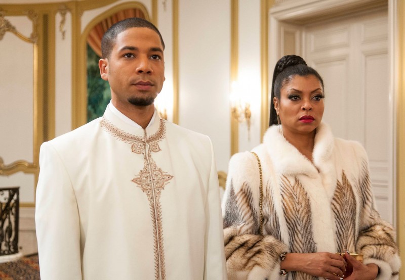 Jamal and Cookie Lyon dress up for an Empire party.
