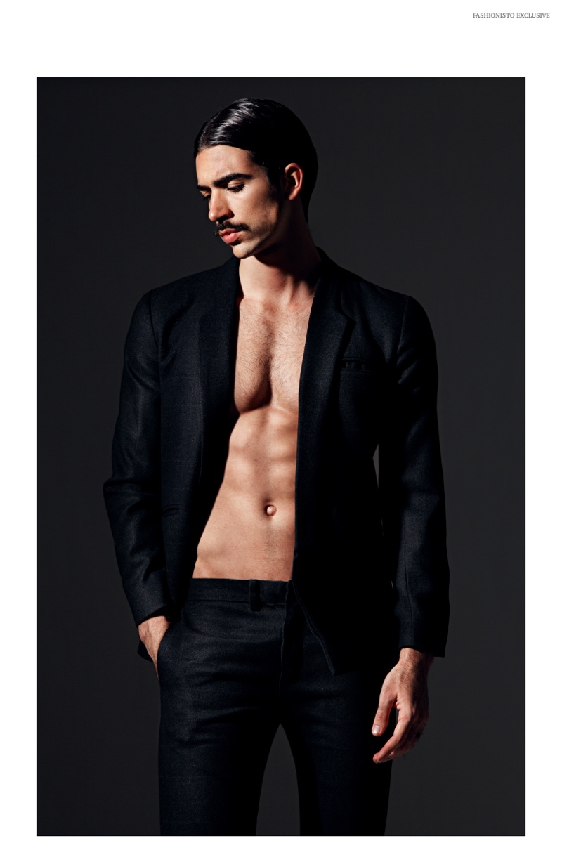 Model Carlos Sanjuan photographed and styled by Carlos Khu.