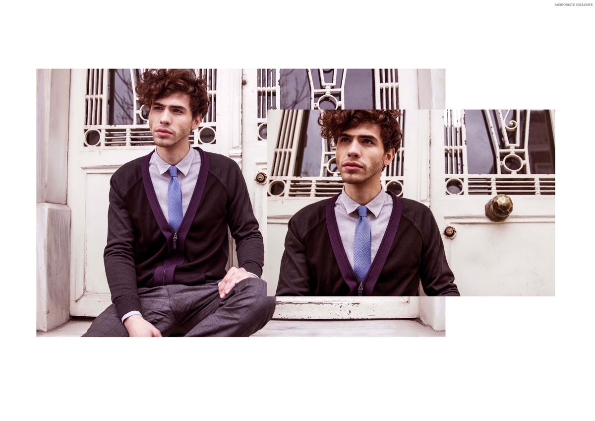 Fashionisto Exclusive: Sotiris in Smart, Classic Fashions