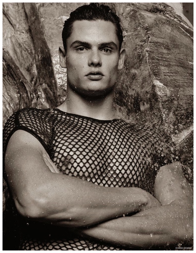 Florent Manaudou Numero Homme 2015 Karl Lagerfeld Editorial Photo Shoot 006