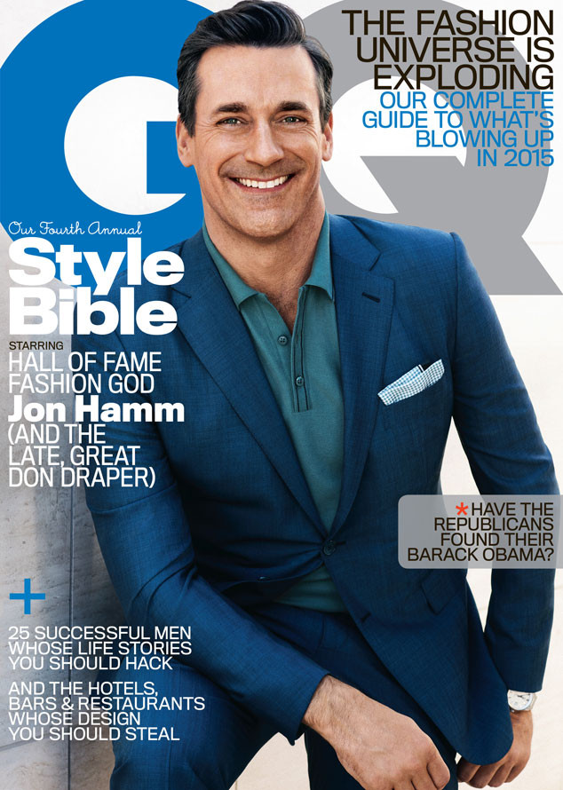 Jon Hamm covers GQ Style Bible.