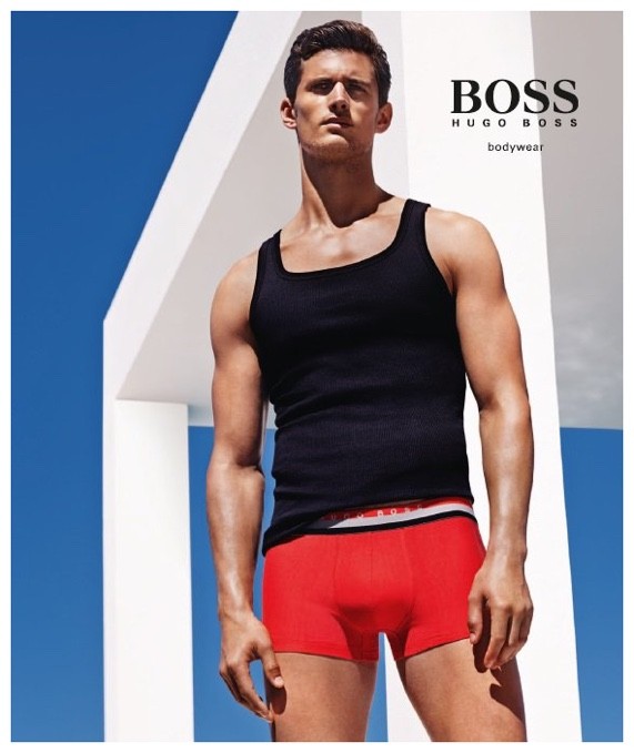 Garrett Neff for Hugo Boss Bodywear Spring/Summer 2015 Underwear Campaign