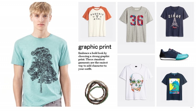 H&M Graphic Print T-Shirts