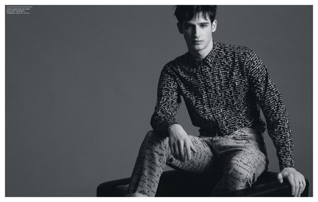 Ian Sharp Models Dior Homme for Manifesto Shoot