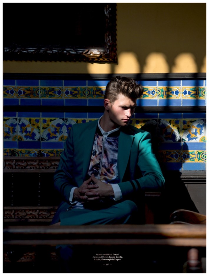 John Todd Editorials for Vogue Hommes Paris + L'Officiel Hommes Switzerland