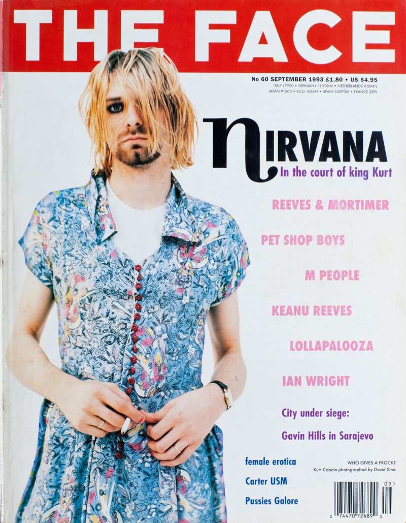 Kurt Cobain Dress The Face Magazine Cover 1993