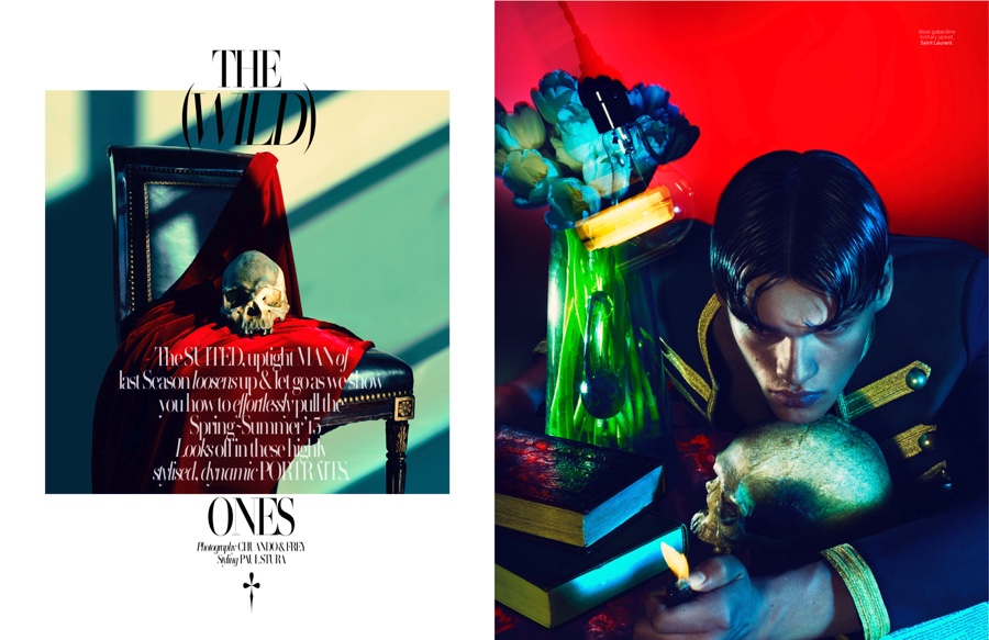 LOfficiel Hommes Singapore Spring Summer 2015 Cover Photo Shoot
