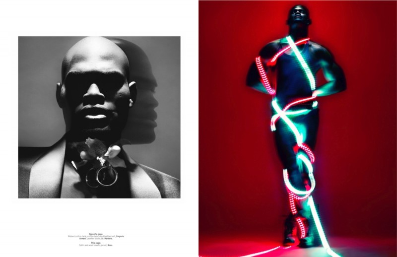 Oraine Barrett stuns as he presents an abstract light show.