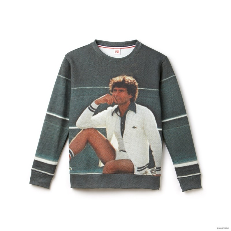 Lacoste L!ve Vintage Ads Capsule Collection  Sweatshirt