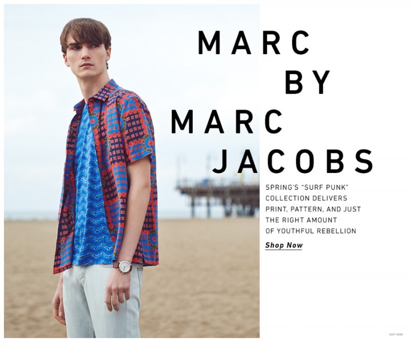 East Dane spotlights Marc by Marc Jacobs' spring-summer 2015 menswear collection.