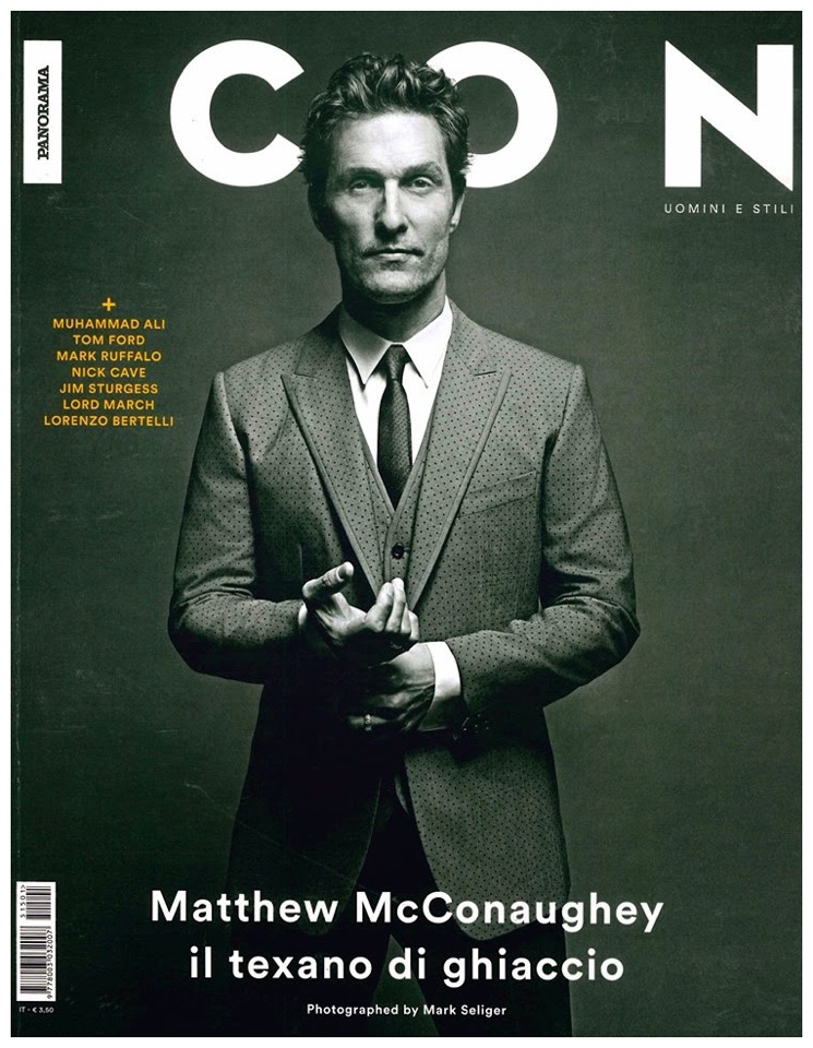 Matthew McConaughey covers Icon magazine.
