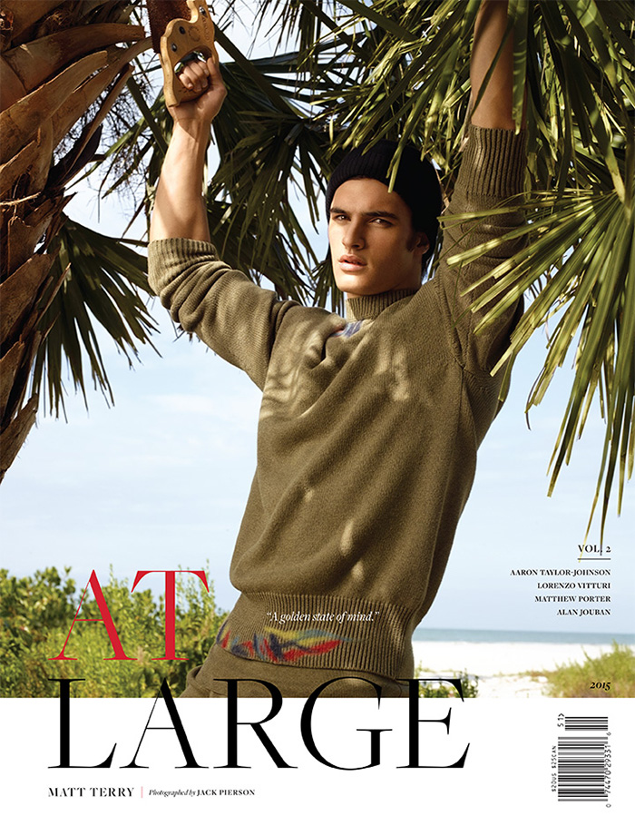 Matthew Terry Goes Retro for At Large Cover Shoot