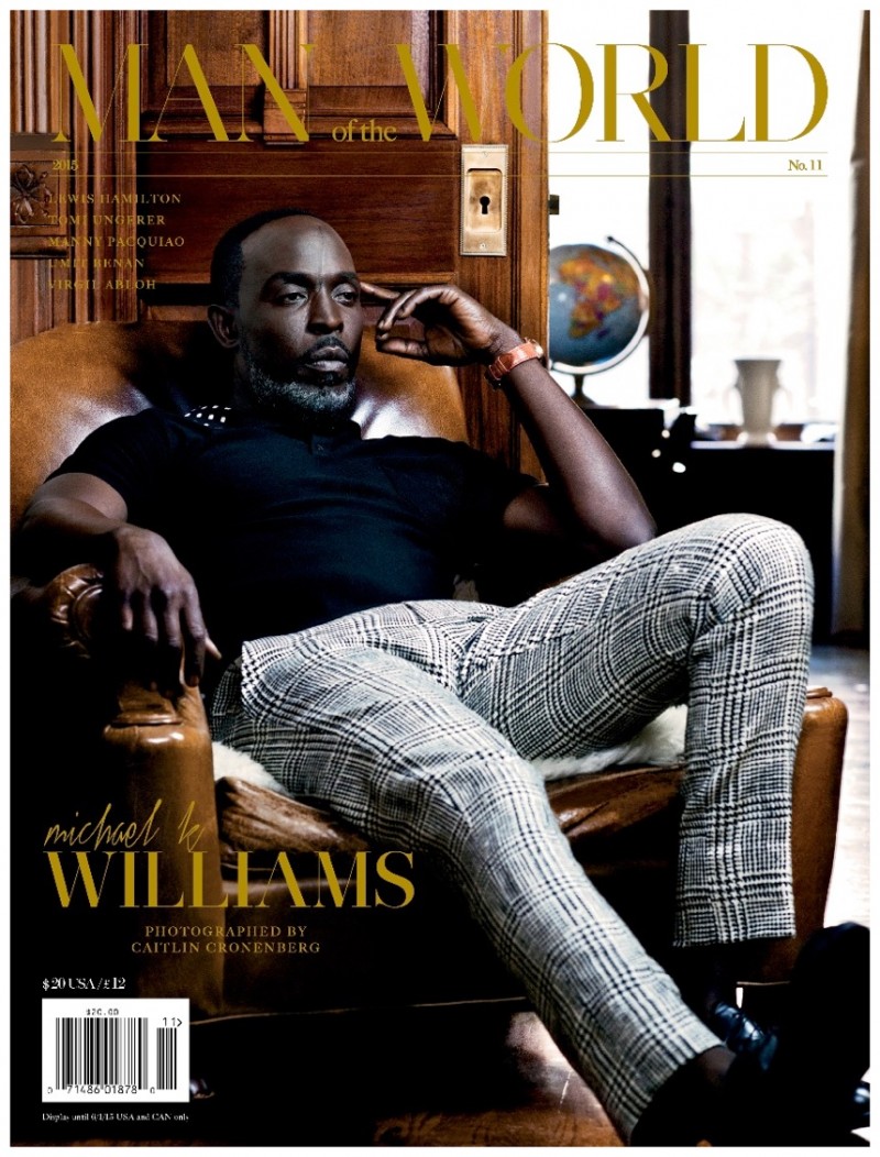 Michael K. Williams covers the eleventh issue of Man of the World.