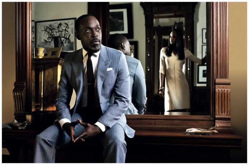 Michael K. Williams graces the pages of Man of the World in a dapper suiting look.