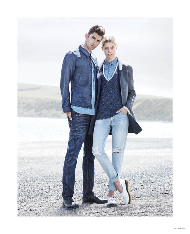 Myer Shows How to Wear Denim on Denim for Fall/Winter 2015 Men's Outing The Fashionisto