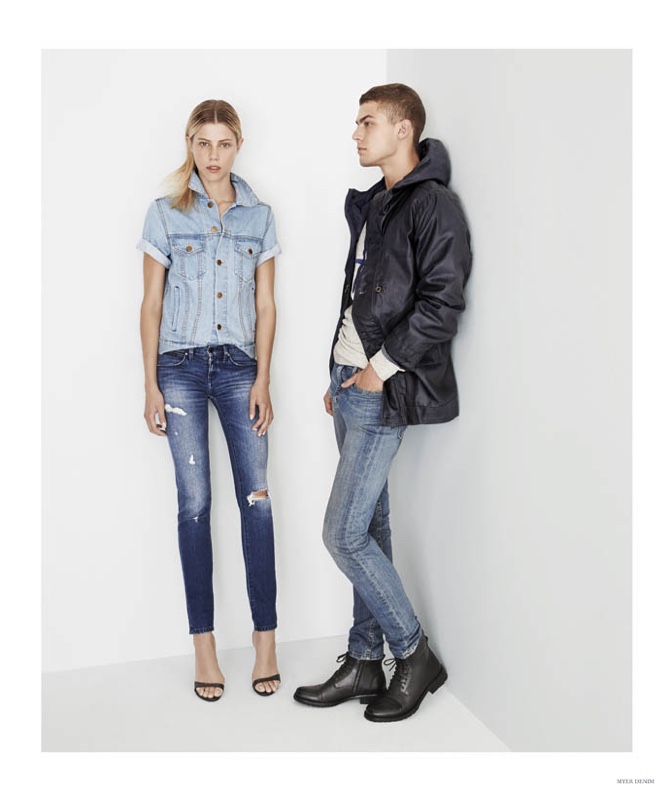 Myer Shows How to Wear Denim on Denim for Fall/Winter 2015 Men's Outing