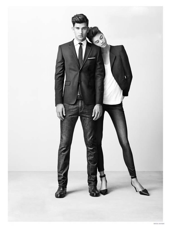 Myer Shows How to Wear Denim on Denim for Fall/Winter 2015 Men's Outing