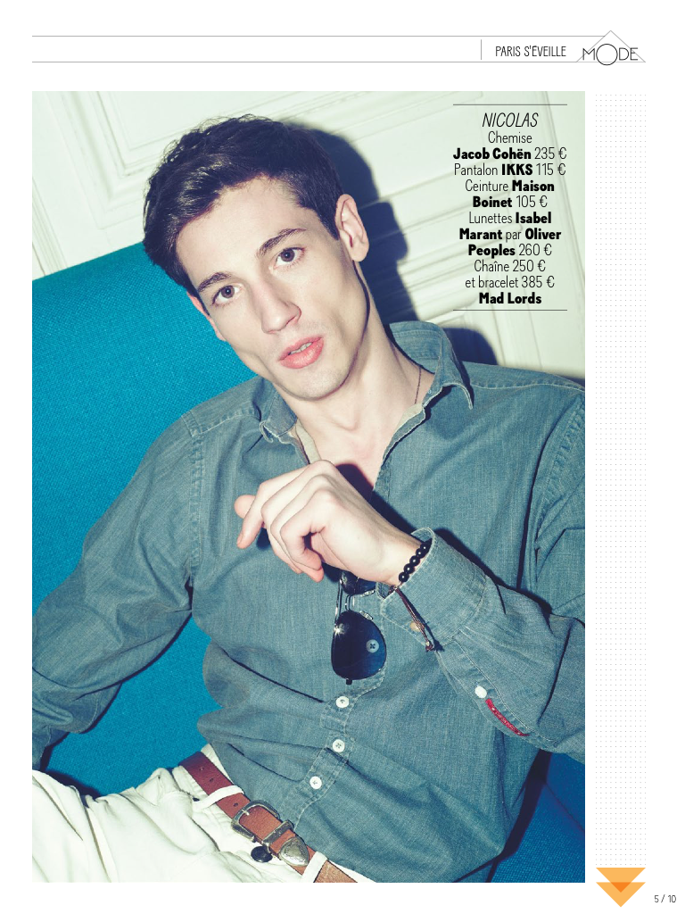 Nicolas Ripoll Goes Casual for GQ France April 2015 Issue