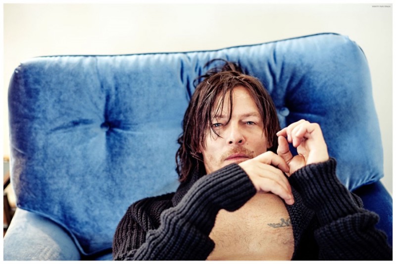 Norman Reedus graces the pages of Vanity Fair Italia.